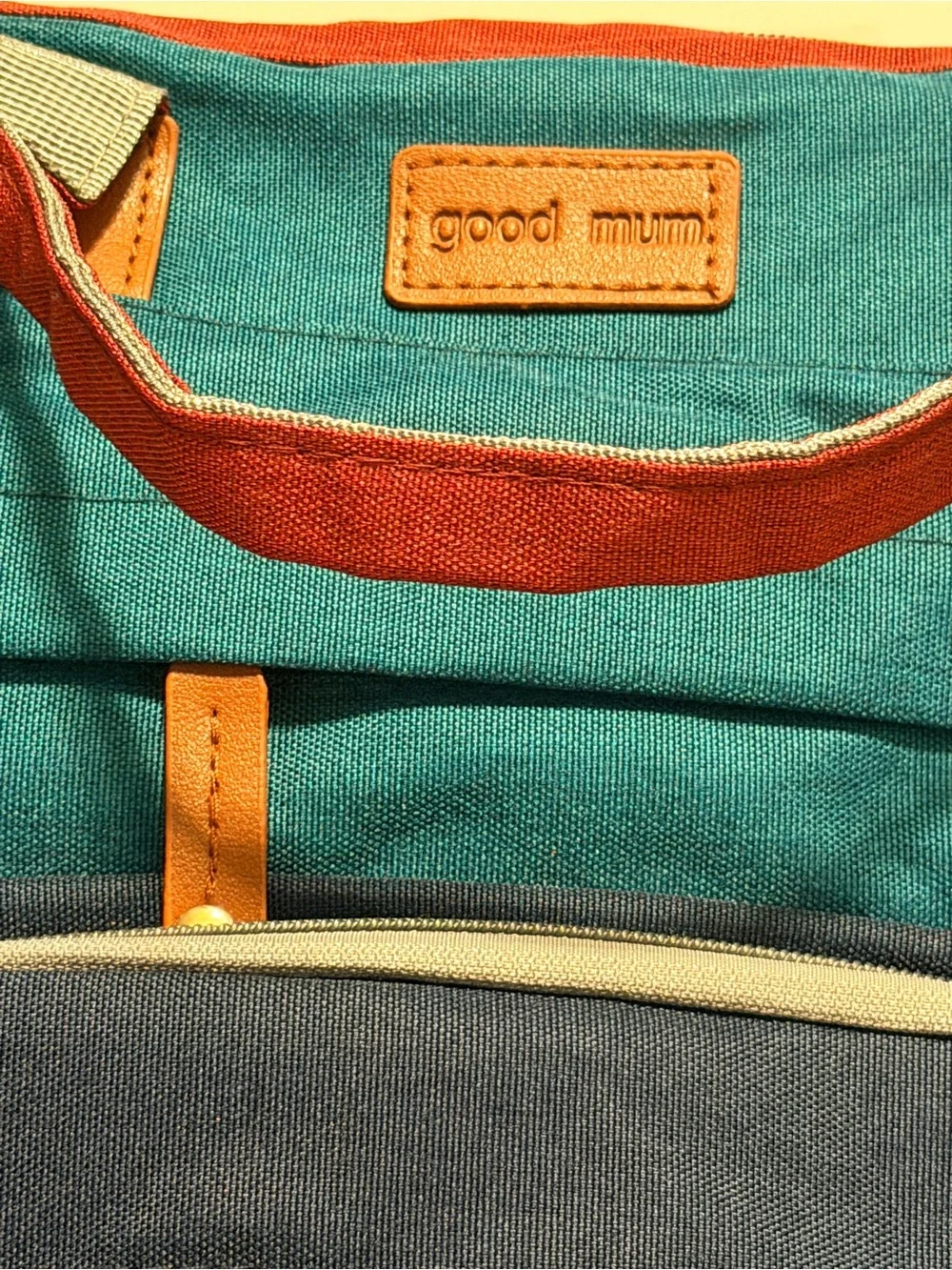 NWOT Jeryswet Good Mum Diaper Canvas Backpack